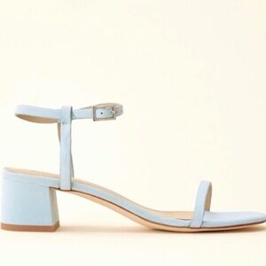 Reformation Powder Blue Mallory Sandal